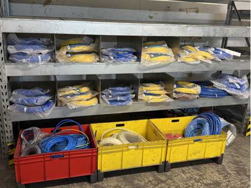   Lots of plastic hoses