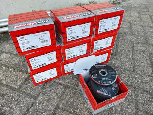 250x Interdiamant - IDK80 - doorslijpschijven 115mm