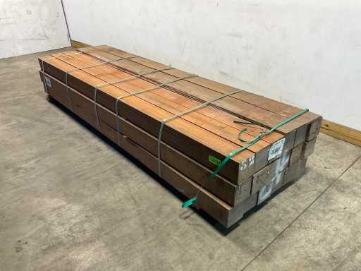 Palo Azobé con testa diamantata 300x14x14 cm (18x)
