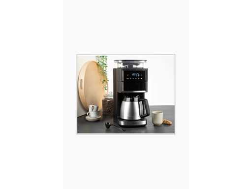 BEEM Fresh-Aroma-Perfect III thermo koffiemachine, 1000W, met molen, zwart/roestvrij staal