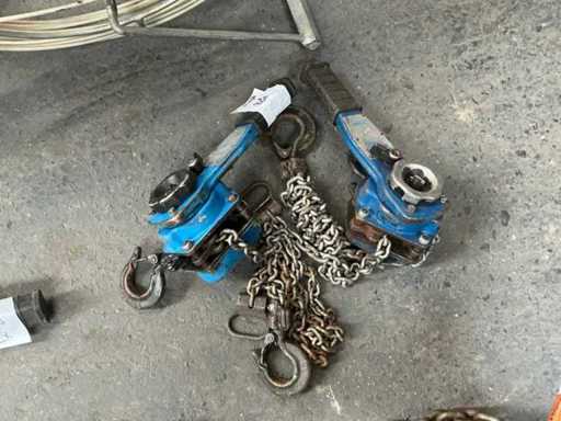 Ridicoare cu lanț cu pârghie Tractel (2x)