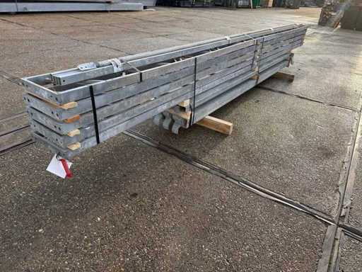 Acoperiș plat - Construcție din oțel 4,90 x 16,00 metri (78m2)