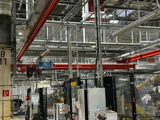 Demag onderliggende bovenliggende kraan