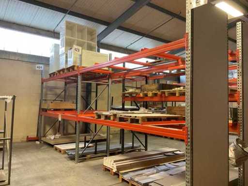 Heavy-duty shelf, with contents