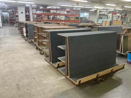 Chariots de manutention de matériaux de lots (12x)