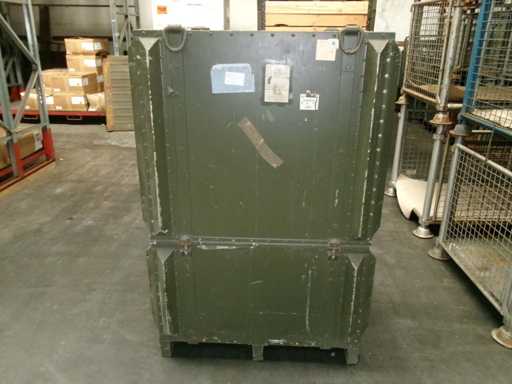 Conteneur de transport britannique, env. 162x115x70 cm, collecte uniquement (GH)