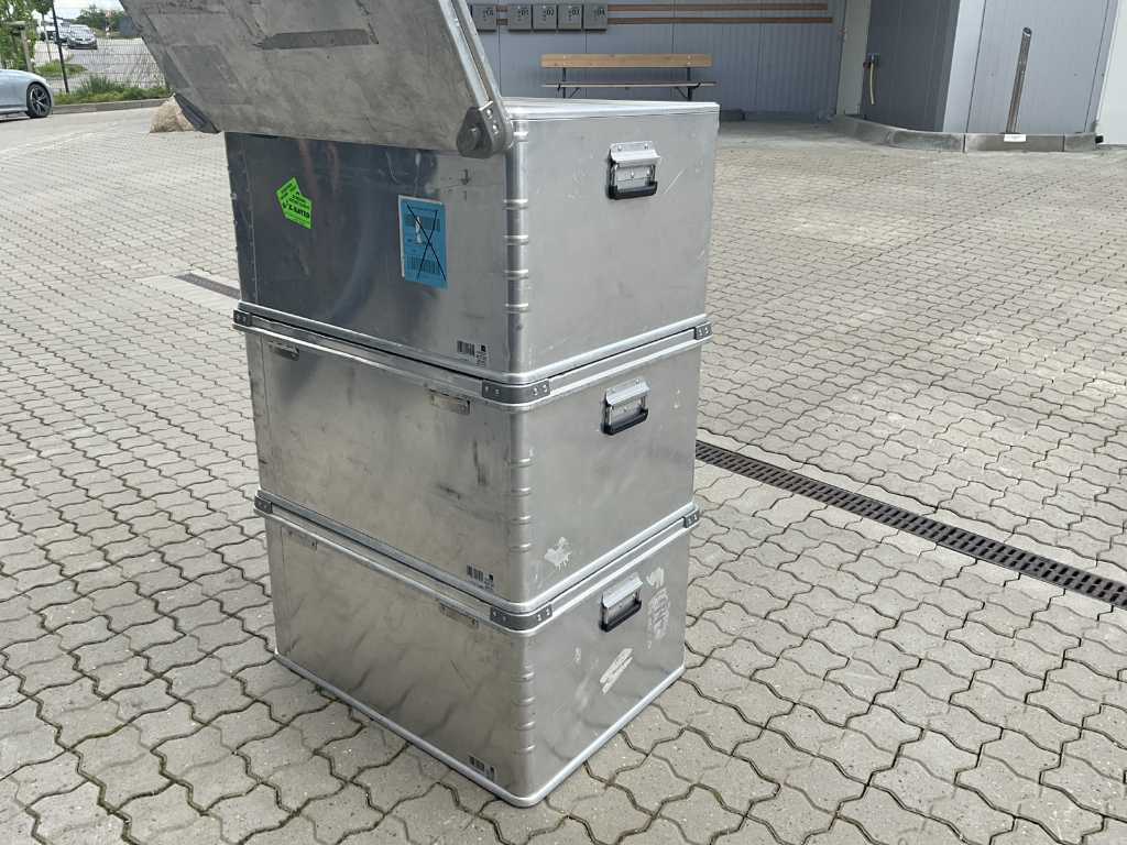 Zarges Eurobox 40725 Boîtes de transport / Boîtes de rangement (3x)