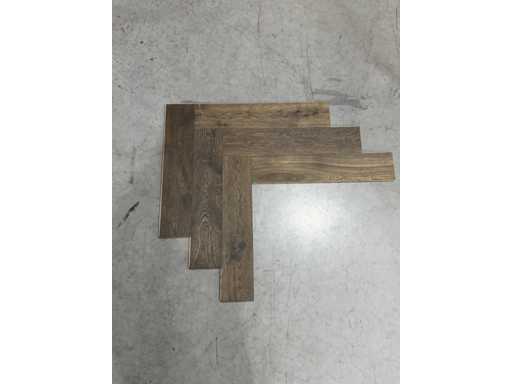 76,8 m2 meerlagen visgraat parket Machu Pichu