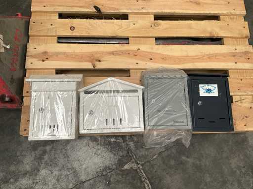 Brievenbus (8x) + 9x draadloze deurbel