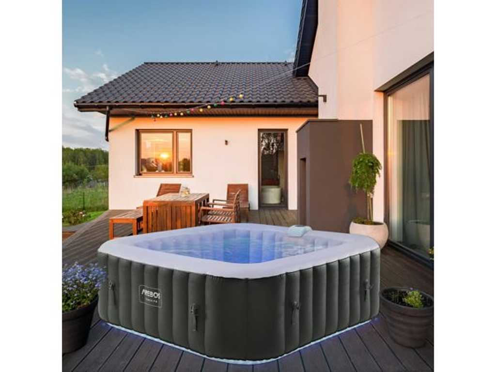 Inflatable Hot Tub | Automatic Inflatable 6 Person with LED