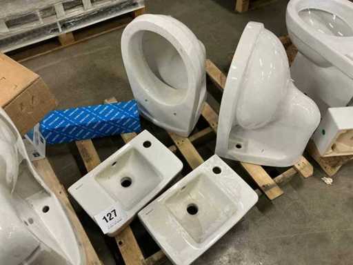 WC (2x) + lavandino (2x)