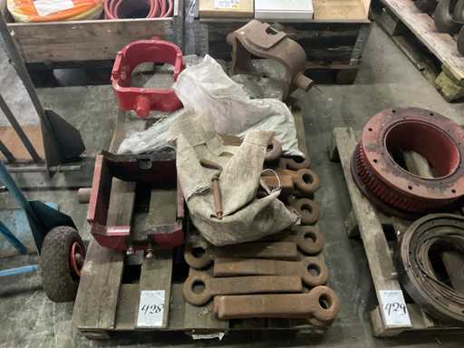 Partij aanbouwdelen en trekogen