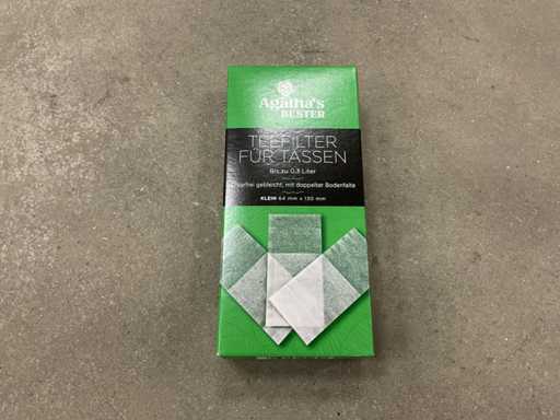 Agatha's Bester Cup-Size 41064 Box of 100 pieces tea filters (30x)
