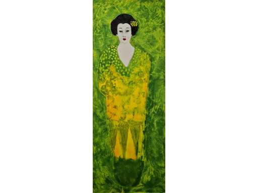 Serigrafia Carolina Paulussen 'Geisha Green'