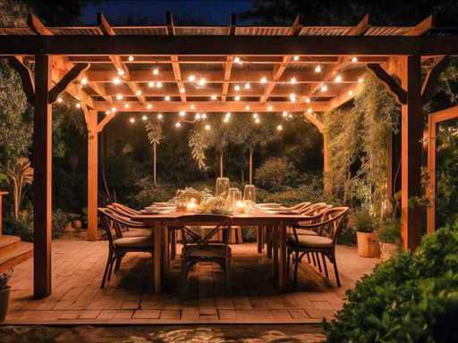 4 x 10 mètres Chaîne lumineuse LED atmosphérique blanc chaud