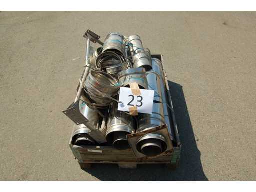 Cheminée en acier inoxydable