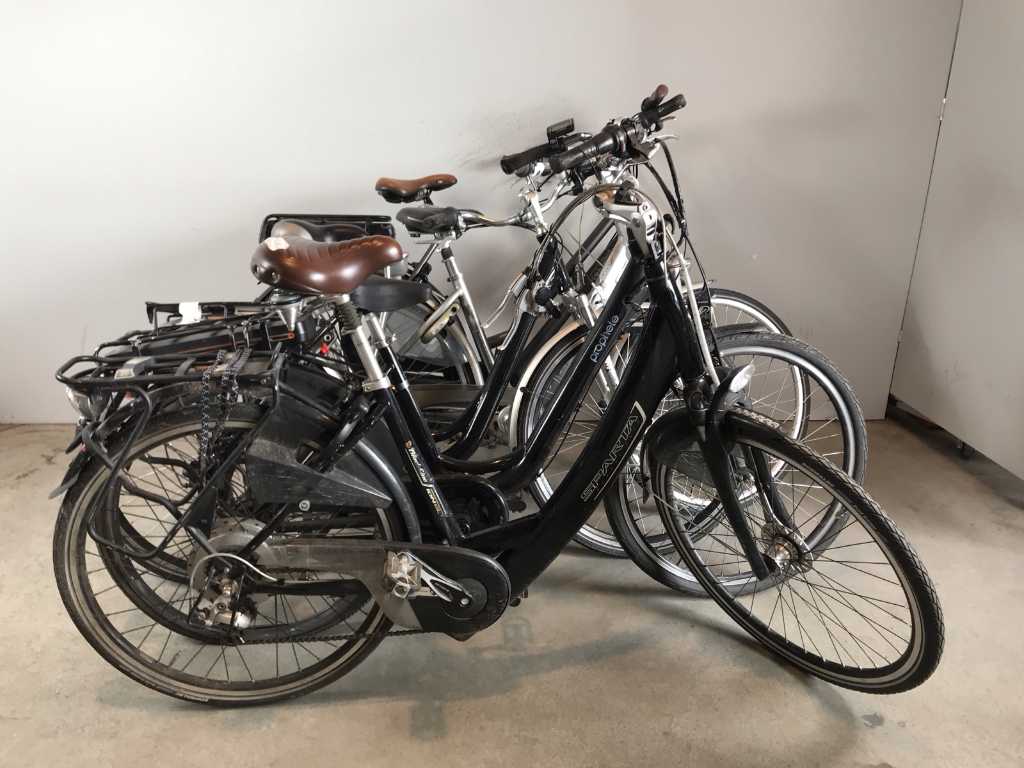 Batch of bicycles of various models and brands Electric bike
