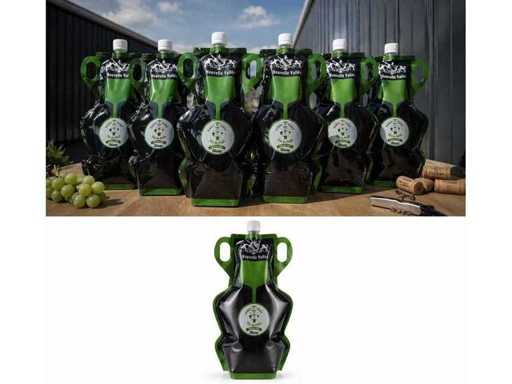 Juego de 6 botellas de Chardonnay de vino blanco - 1,5L