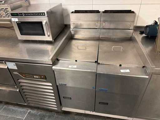 Pitco double professional gas fryer