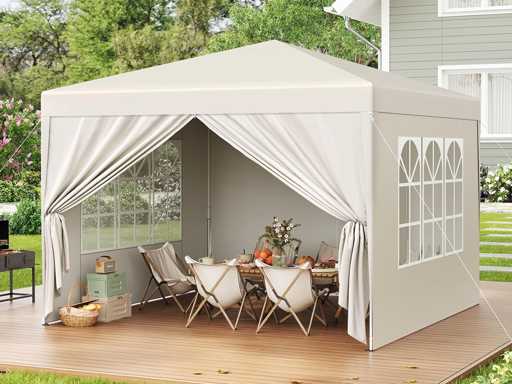 Garden Gazebo Opvouwtent Waterdicht Opvouwbaar Luifel