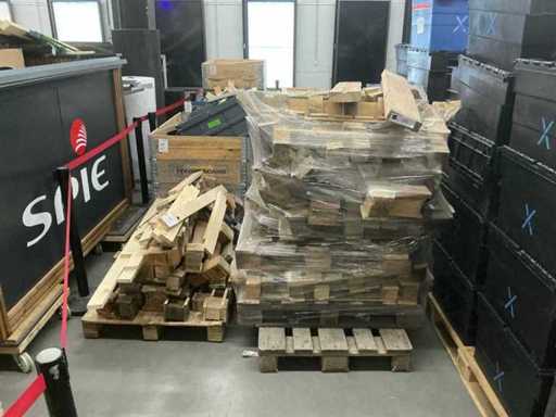 Pallet of residual wood (5x)
