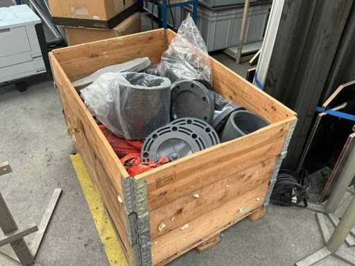 PVC flanges and connectors