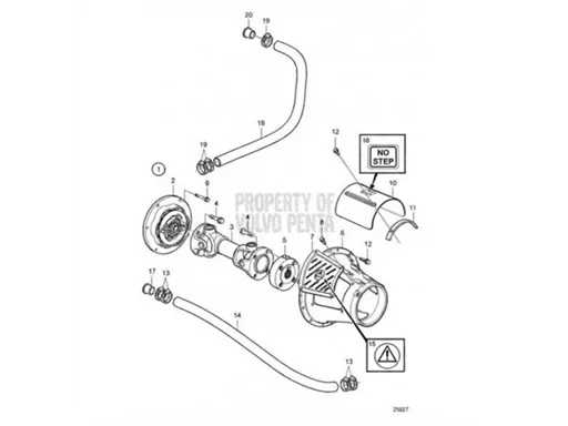 Volvo Penta Propellerwelle 742 mm - 3818288