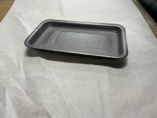 Partij schaal tainer 218x135x17mm grijs XPS (8100x)