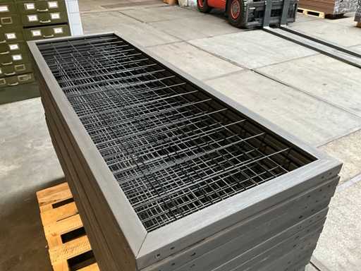 Composiet draadscherm 60x180 cm (24x)