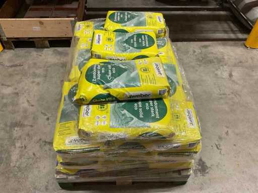 Lotul Weber de piele și mortar din zidărie, 29 de saci de 20kg