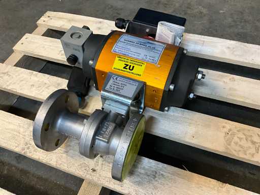 Norbro Stainless steel valve 1.4408 with actuator (4x)