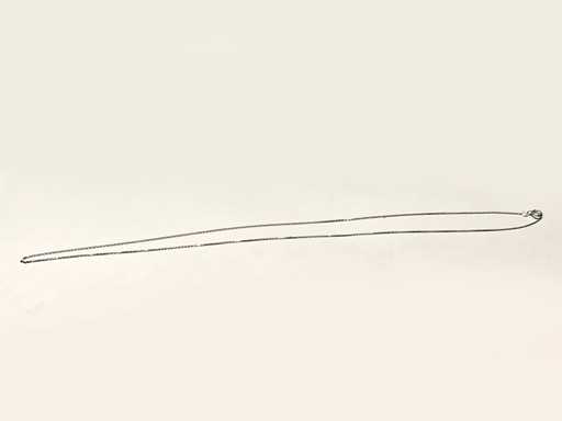 9KT White Gold Diamond Cut Chain