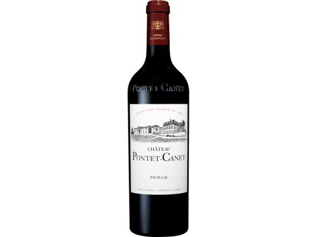 2014 - Château Pontet Canet 5eme cru classé - Rode wijn (6x)