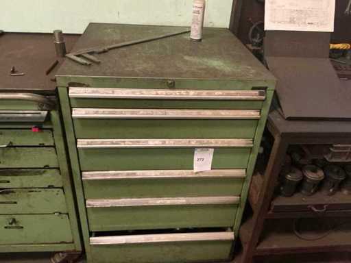 Lokoma 6–laden Werkplaatskast met inhoud