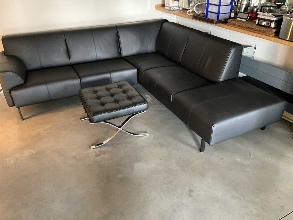 Leather corner sofa ROLF BENZ 310