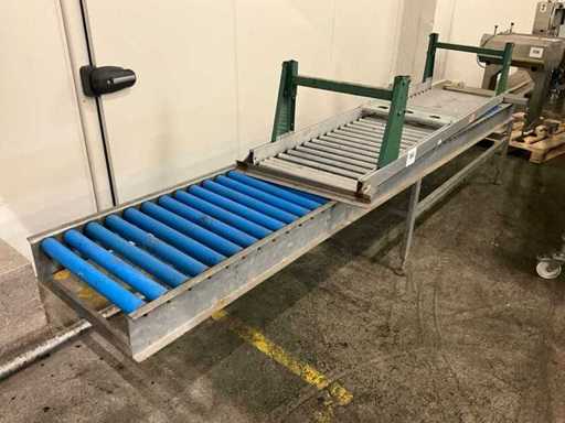 Roller conveyor (2x)