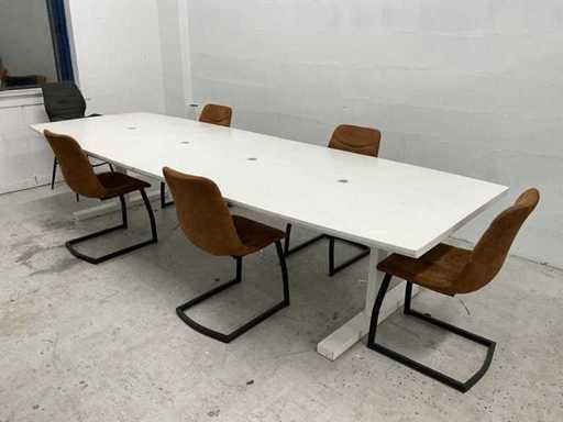 Conference table with 5 chairs