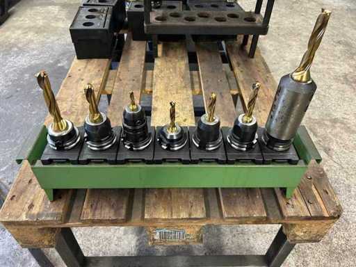 Milling machine tools (7x)