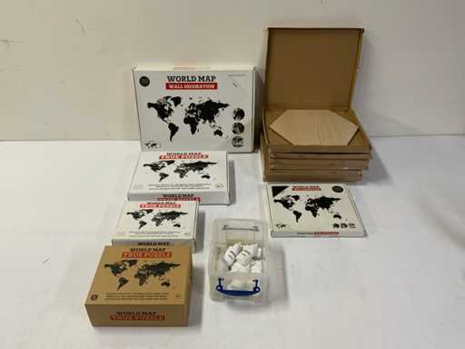 United Entertainment Party – verschiedene weltweite Wanddekorationen und Rätsel