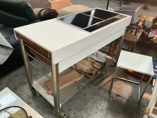 Indu+ Mobiele Grill- en bakplaat