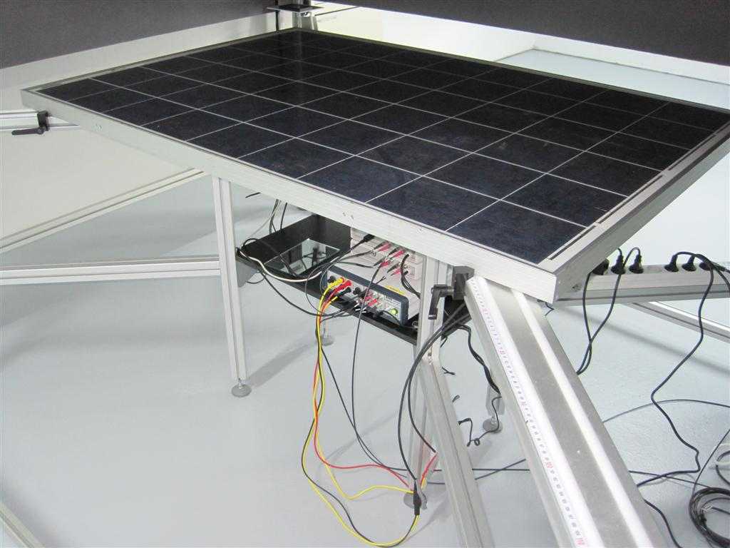 Berger Flasher - Performance Investigator P max van fotovoltaïsche modules