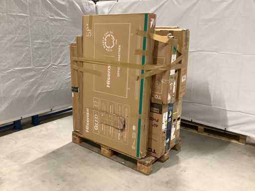 Merci di restituzione dei Pallet Televisions - 11 articoli