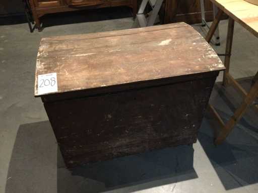 Baule vintage per coperte