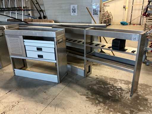 Aluca Van racking (2x)