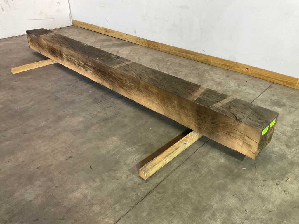 French oak beam dried 400x29x29 cm