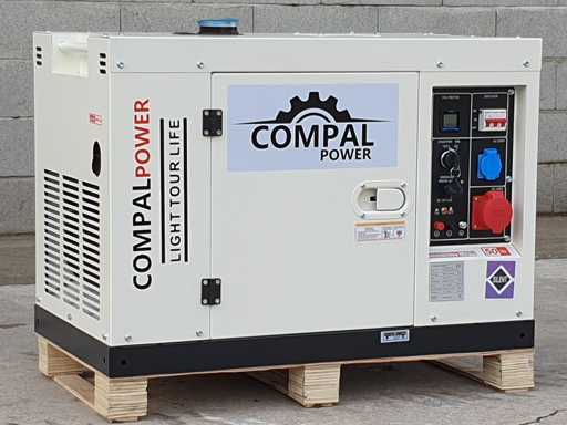 COMPAL POWER VG-R110 10Kw Diesel Electric Generator