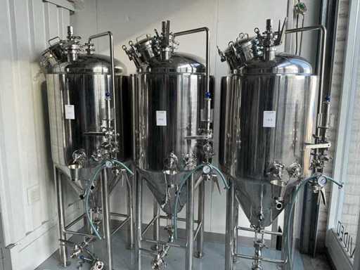 2025 Pressure fermentation tank double wall 250 liters