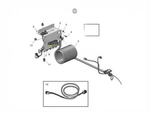 Volvo Penta transmission harness for IPS engines - 22805364