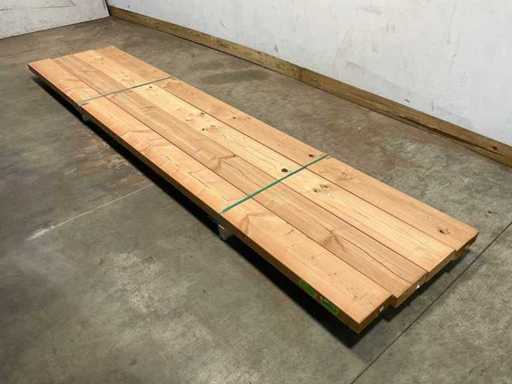 Douglas balk geschaafd 400x21,5x6,8 cm (4x)