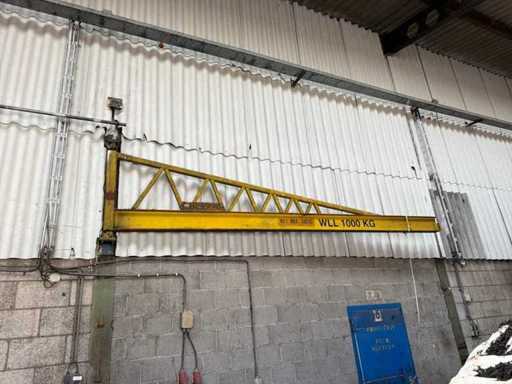 Industrial jib crane wall model 1000 kg